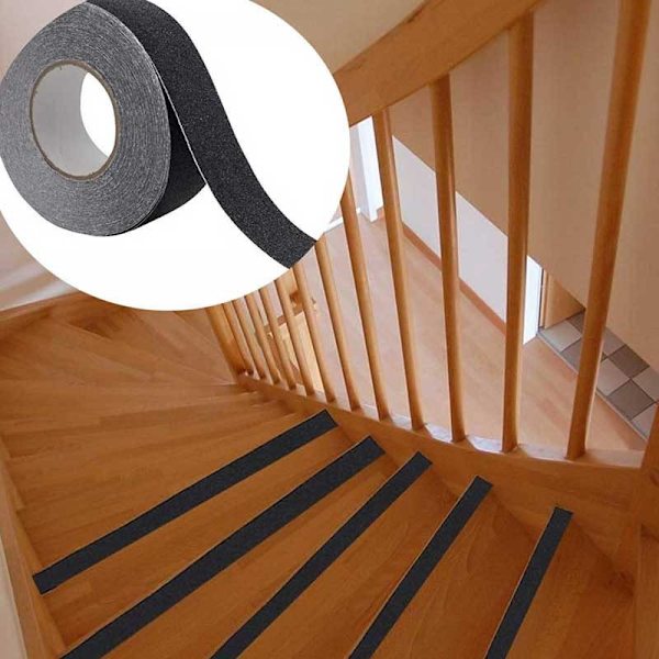 Sikkerhets Anti-Skli Bånd for Trapper, Høy Grep Sklisikre Trinn, 5cm*5m