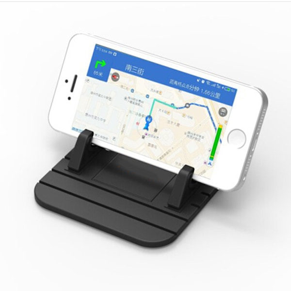 Universale | Mobiltelefonholder til dashbord uten lim - Anti-sklimatte - Universal for alle mobiltelefoner - Svart