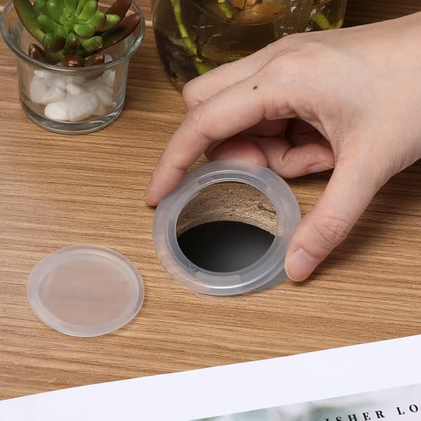 2 sæt havebordshulkapper og ring, plastik parasolhulskapper paraplyho