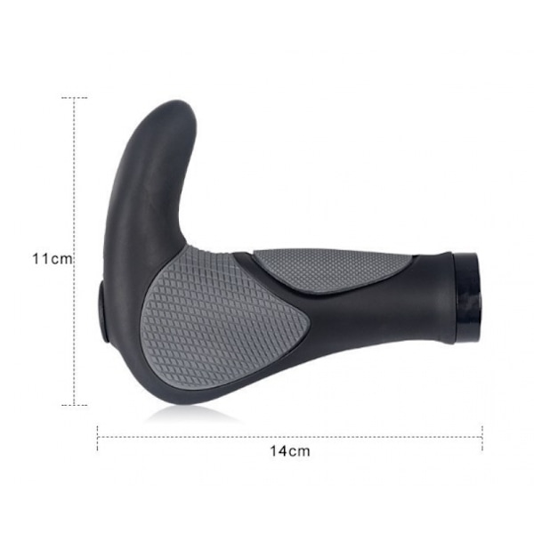 Ergonomiset pyörän ohjaustangon kahvat, TPR-kumiset pyörän kahvat MTB-ohjaustangon G