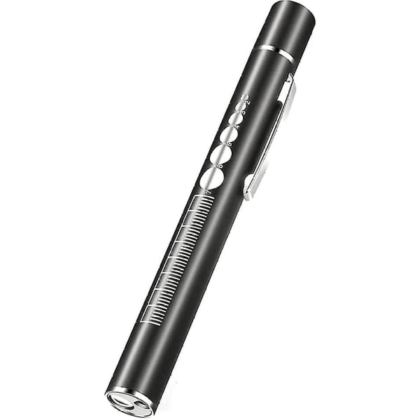 Pen Light Kannettava kaksoisvalolähde LED kynä taskulamppu ladattava kynävalo Wi