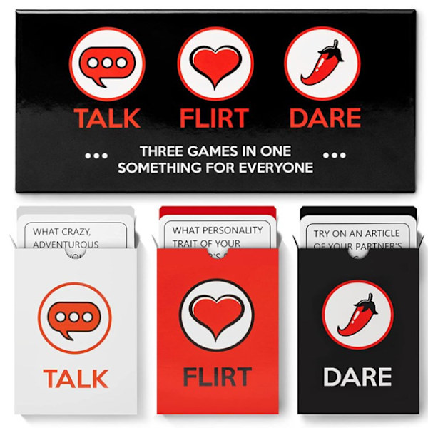 Romantiska spel för par som pratar kort för att fördjupa relationer,
