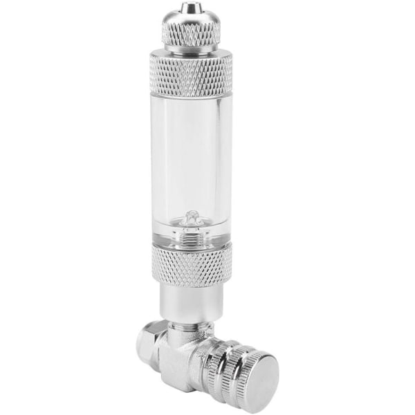 Akvarie CO2-kontrolventil i rustfrit stål Akvariesystem CO2-regulator Aq