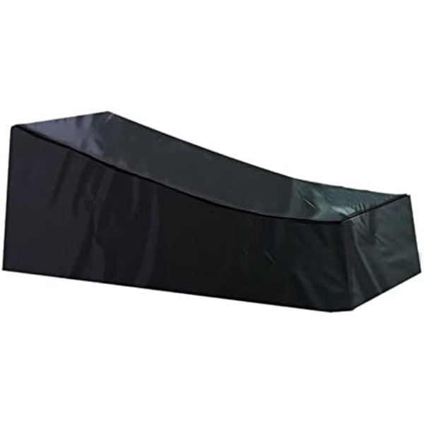 Solstolsöverdrag Utomhus Trädgård Vattentät Anti-UV, 210D Material, Solstolsöverdrag för Möbler, 78,7 x 26,7 x 27,5 Tum