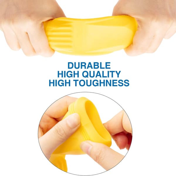 4-pack W69698 Heavy Duty Pool Cleaner Diaphragm med 4 st Retaining Ring W81600 Kompatibel med G3 Pool (Gul)