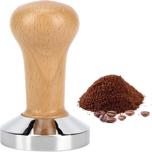 58mm Professionel kaffepulverhammer, rustfrit stål  Design til kontor