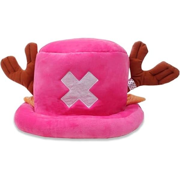 Anime Chopper-hatt, One Piece Chopper Cosplay-hatt, Vinterhatt for Jente, Dame, Festgaver