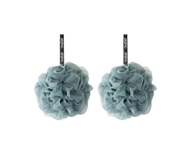 2PCS Bath Flower Bath Balls, Rubbing Bath Foam Bath Towel, Plain Bath Flowe