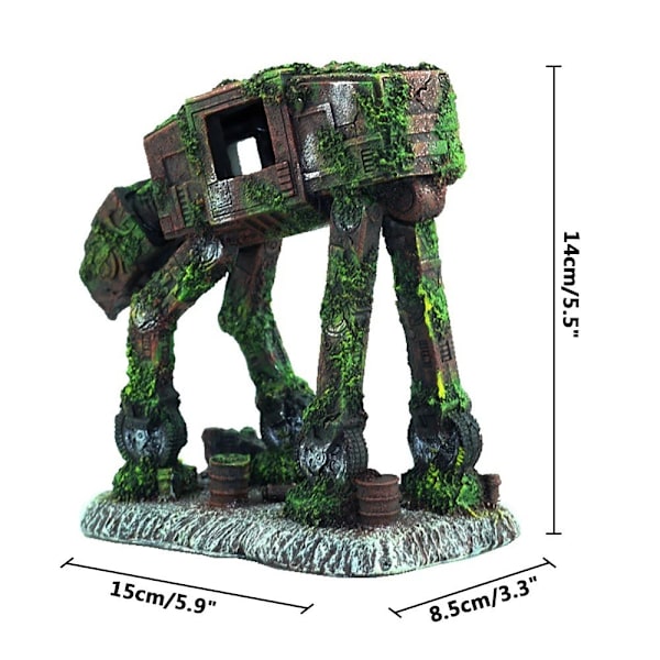 Akvarie Dekoration Transport Robot Dekoration - Akvarie Robot Hule Ornament