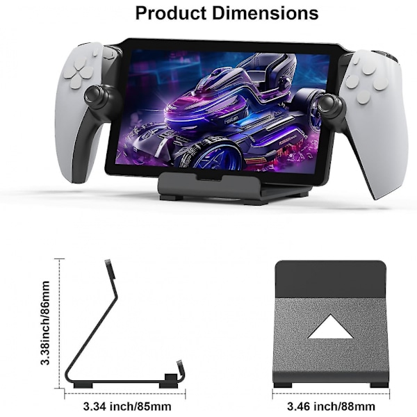 Skrivbordsställ för spelkontroll, kompatibel med Ps Portal/asus Rog Ally/steam Deck/switch, speltillbehör spelkontrollhållare