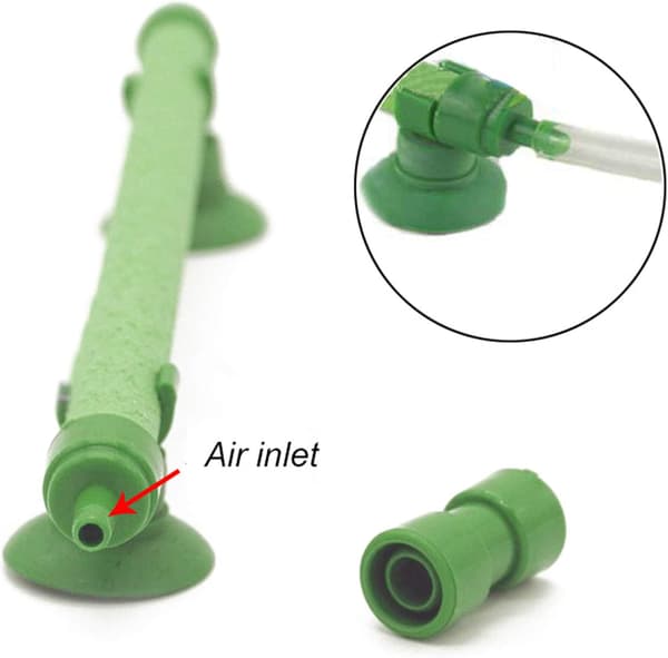 2 st luftbubblor luftningsrör akvarium vägg luftdiffusor syrepump D