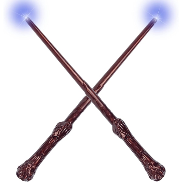 Glødende Magic Wizard Wand Lydbelysning Legetøjsstang til børn, piger, drenge