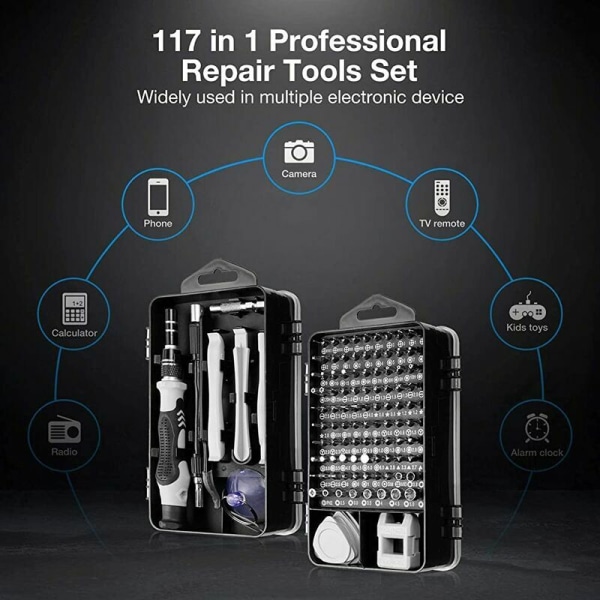 115 in 1 Mini Precision Screwdriver Screwdriver Kit Repair Tools for Cellph