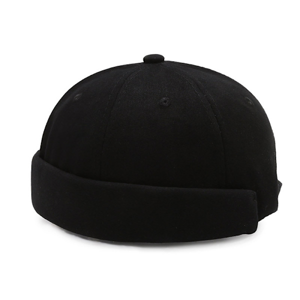 Bordeaux Hat Cap Rullet Visor Beanie beanie sort