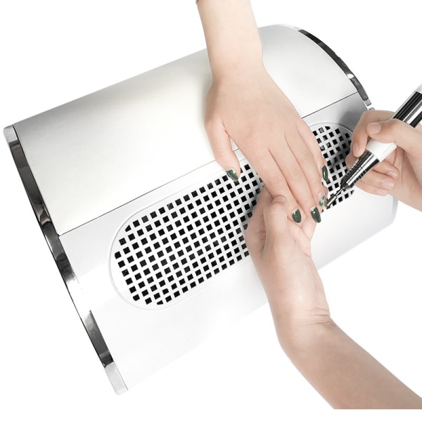 Støvsuger til manicure hvid