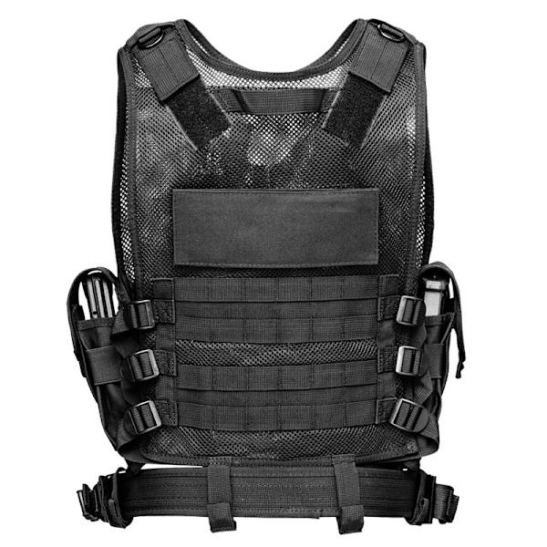 N/C Taktisk Luftgevær Vest, Luftgevær Paintball Vest, Justerbar Modulær SWAT Vest