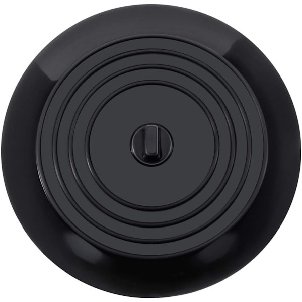 Silikonestop til badekar, køkkenvaskprop, 15,3 cm diameter, universel afløbspropsstop til køkkener, badeværelser og vaskerier (1 stk., blå)