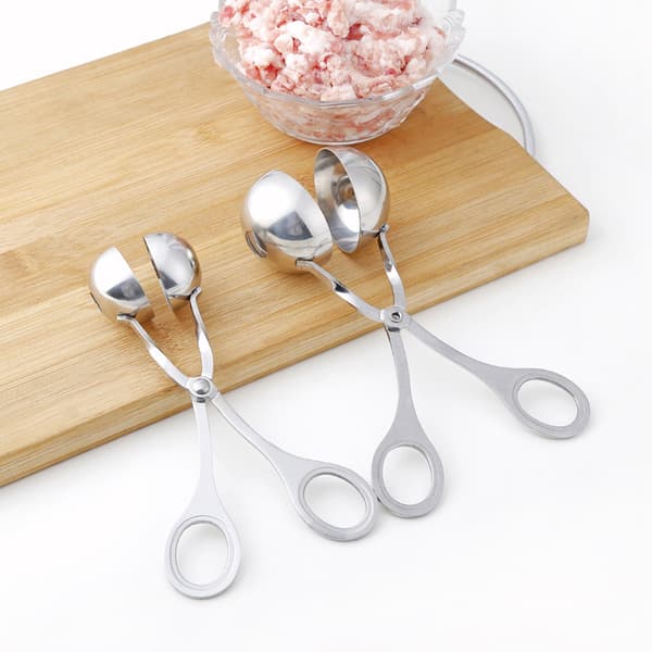 Kødboller, 2 stk. Non-Stick Kødboller Maker, Rustfrit Stål Kødboller