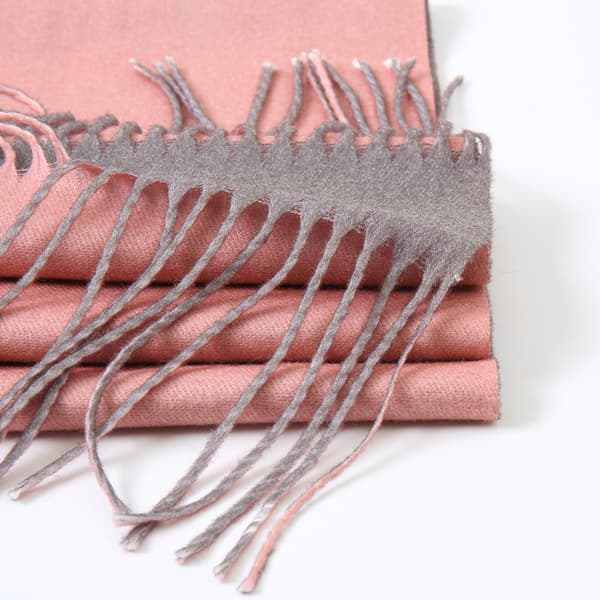 Dameskals med frynser, gradient, varm vinterstole (200*65CM)