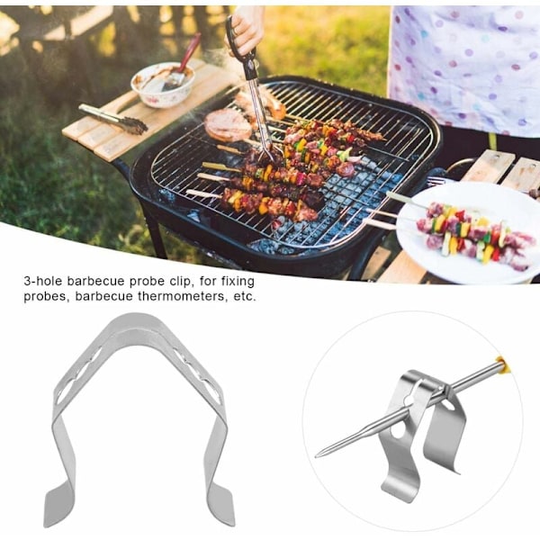 Utomhus grillfästen 41,5 x 41,5 mm 3-pack