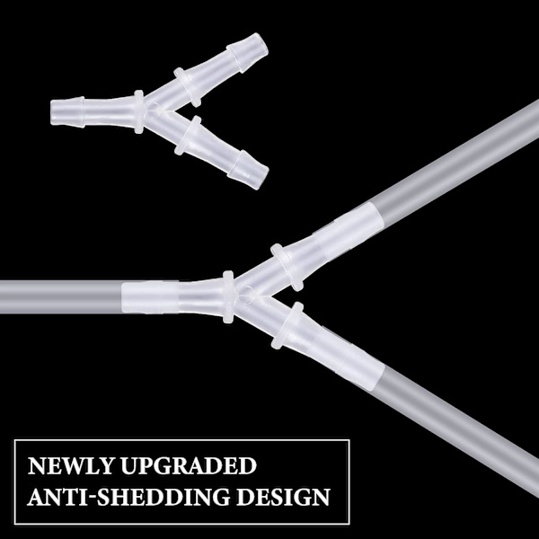 Akvarie Luftpumpe Stik, 4stk Y Form Akvarie Luftslange Stik Anti-Drop Plast Luftslange Stik til 3/4\" Luftslange