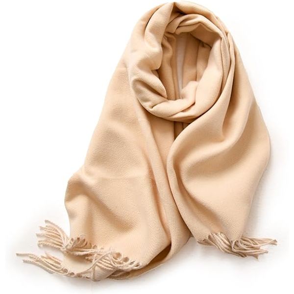 Kvinnors tjocka filtscarf lång sjal stora sjalar kashmirkänsla