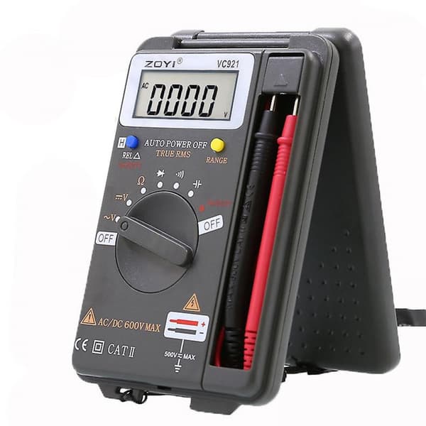 Mini lomme digital multimeter voltmeter amperemeter modstandstester ohm volt