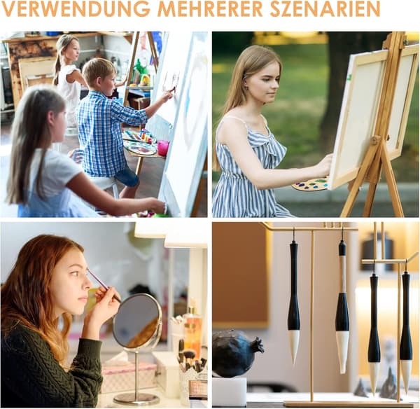 ave-børste, vannkretsløpsrens, sminkebørste, multifunksjonell rensemiddel grønn