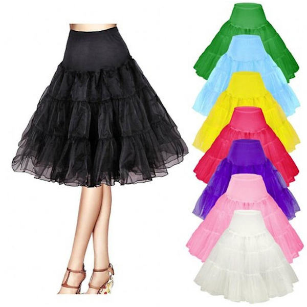 26\" Retro Underskirt/50'er Swing Vintage Petticoat/Rockabilly Tutu/Fancy Net