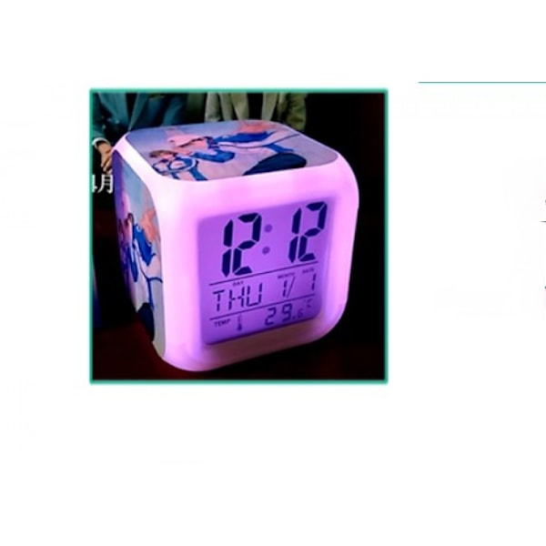 Led 7-färgad väckarklocka Roblox