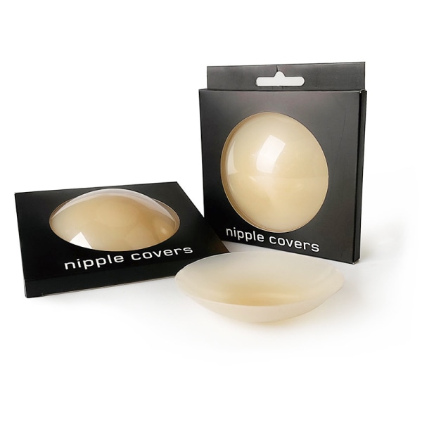 Brystvortebetræk til kvinder – selvklæbende silikone-brystpastaer til stropløs ou