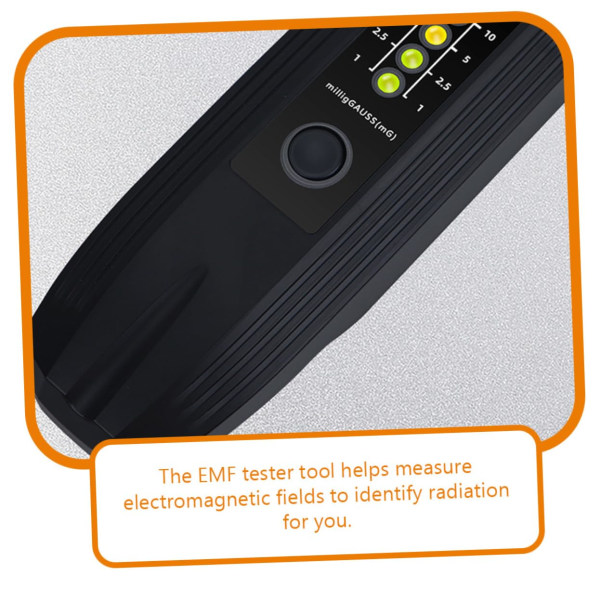 EMF-mätare Digital EMF-detektor Spöktestare Elektromagnetisk utrustning