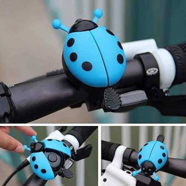 Suloinen leppäkerttupyöränkello, lasten pyöränkello, Mini Kawaii pyöränkello