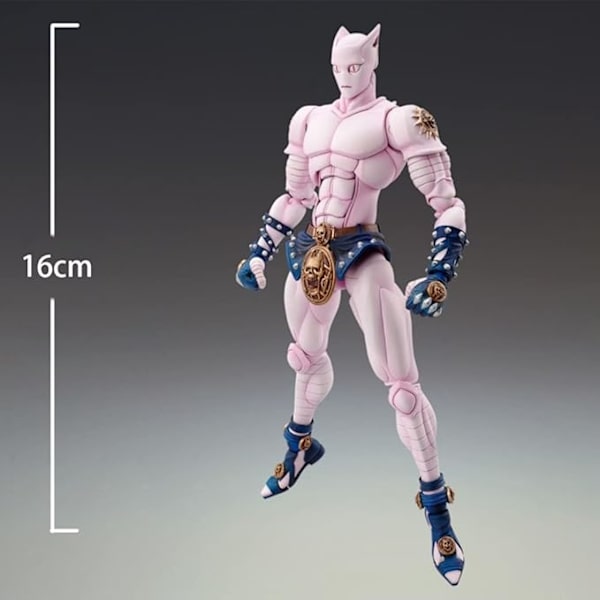 16cm Anime Killer Queen Ledade Led Figur Modell Dock Action Figur Ornament Samlarobjekt Leksaker med Tillbehör