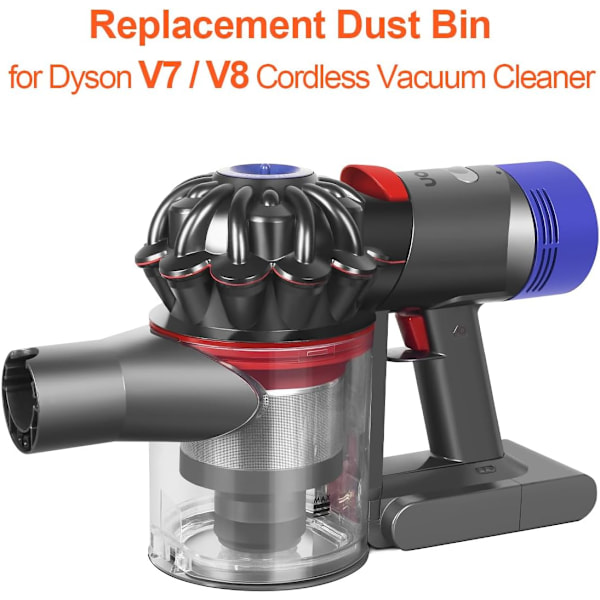 Roskakorin vaihto Dyson V7 V8 SV10 SV11 - Pölysäiliön vaihto-osa nro 967699-01
