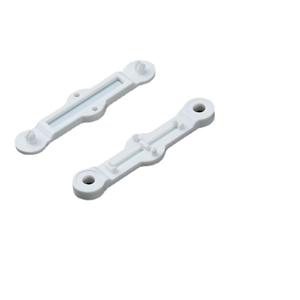 Fönsterklämmor, vit plast (8-pack)