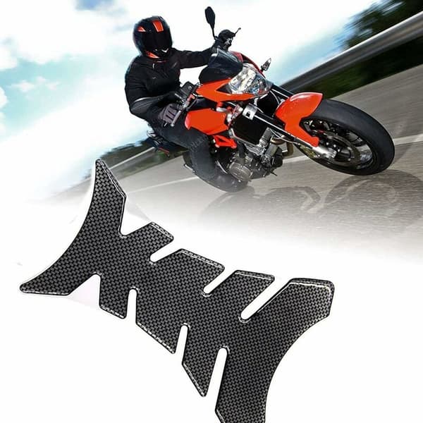 Tank Pad Protector Motorcycle Carbon 3D Gas Buffer Sport Sticker För Tankar