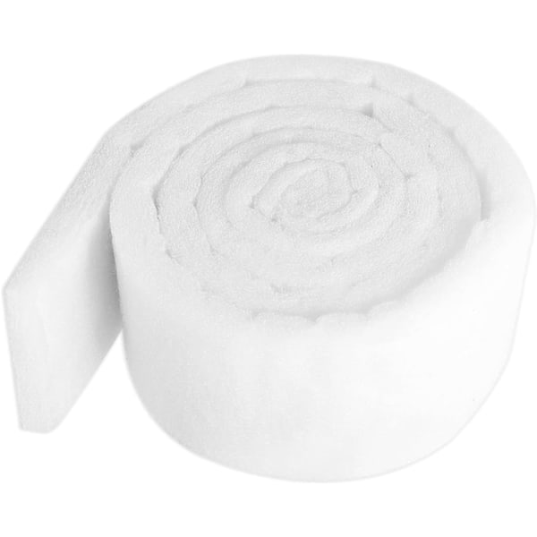 Akvariefiltersvamp, 2 m akvariefilterdyna, akvariefiltersvamp biofiltersvampdyna, förtjockad biokemisk filterdyna, filtersvamp för damm akvarium