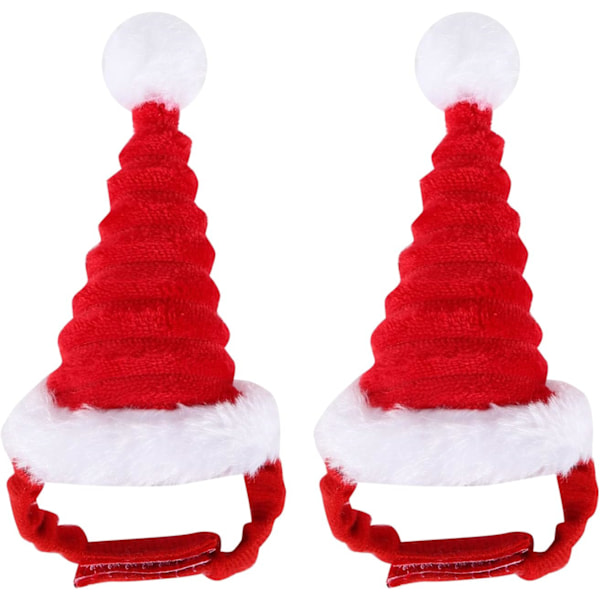 Liten Julhatt för Smådjur, Liten Julhatt för Kanin, Hamster Julhattar för Hamster, Smådjurs Julhuvudbonad för Kanin, Hamster