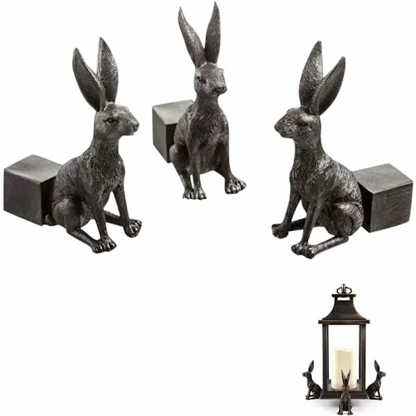Kruka Växtstativ, Set om 3 Djur Blomkruka Hållare, Harts Stöd Fötter,