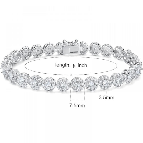 Klassiskt 3,5 mm armband - Snygg design, unisex, justerbar längd