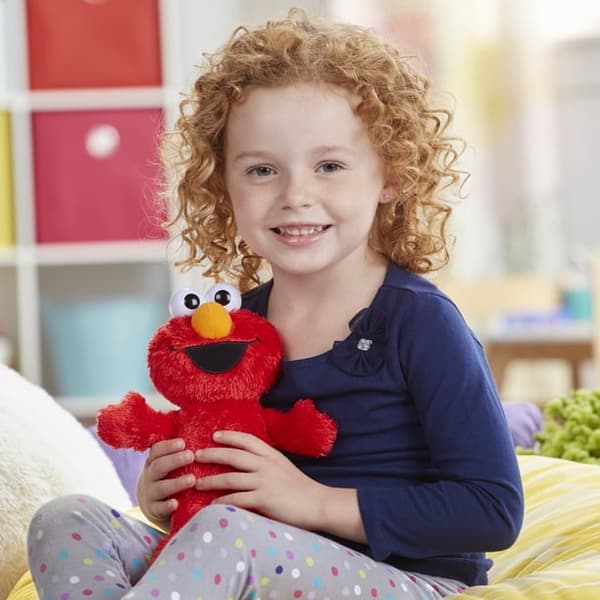 Sesame Street Let's Cuddle Cookie Monster Pehmolelu Punainen