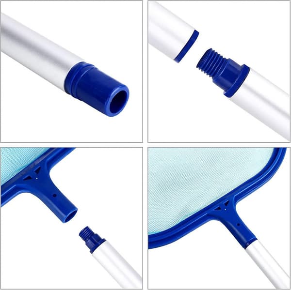 Surface Landing Net, Leaf Skimmer With 1.2m Detachable Handle (sininen)