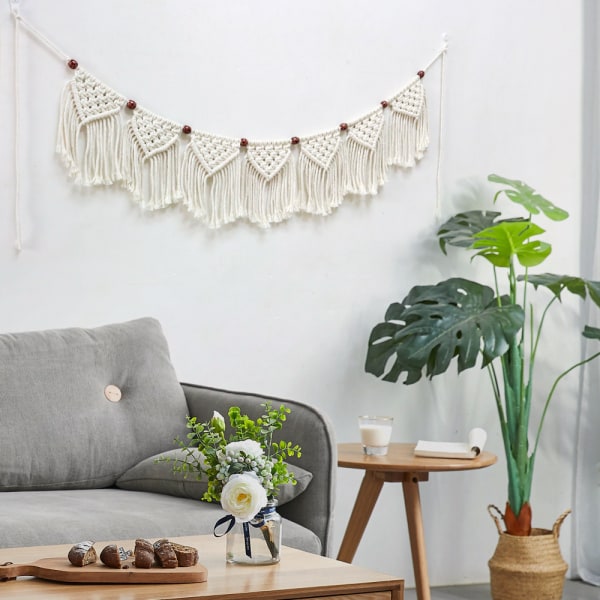 1pc Fringe Wall Hanging Woven Tapestry Wall Decor Home Décor