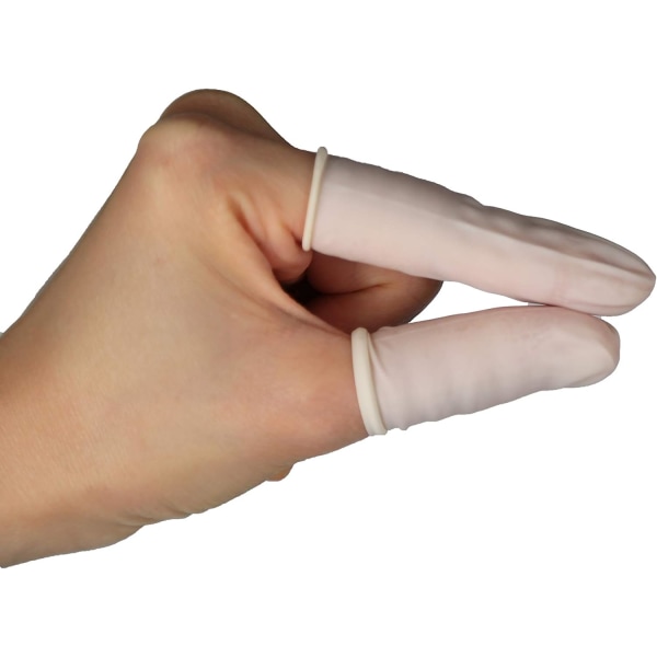 Engangs Latex-fingersenge 300 STK Antistatisk gummifingerspidsbeskyttelse
