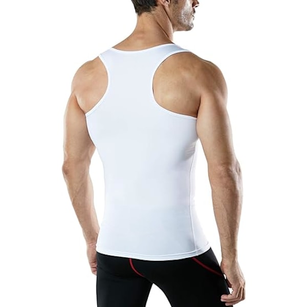 2-pack herr Cool Dry kompressionslinne utan ärm, sport löpning basket