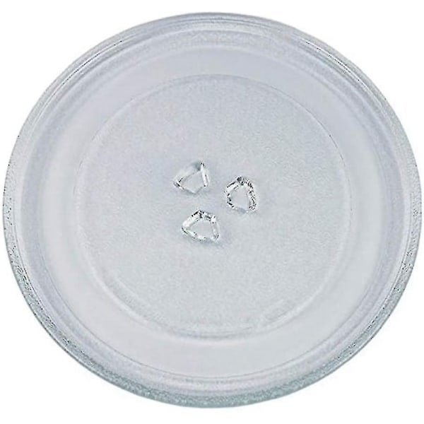 Universal mikrobølgeovn dreieskive glassplate med 3 fester, 245 mm