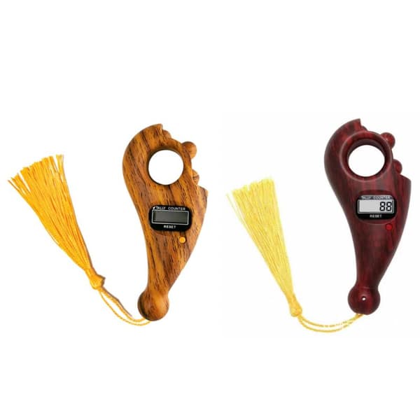 2 stk. digital perleteller, digital fingerteller, Buddha perleteller, for