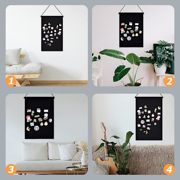 Stud Ørepynt Organizer Henger Brosje Pin Organizer Pin Vegg Display Banner Smykker Oppbevaringsholder Pin Collection Oppbevaringsholder