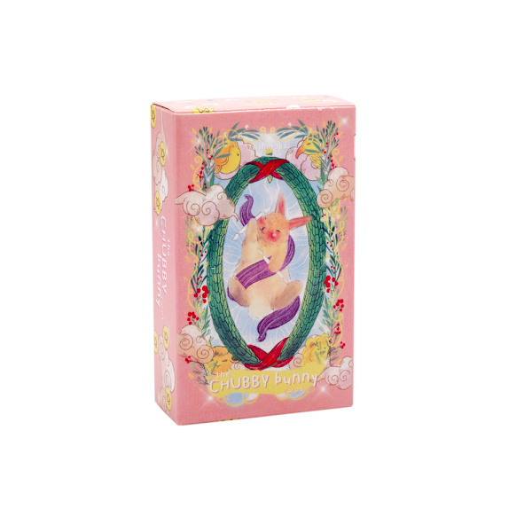 Parti med 78 Bunny Tarotkort, Divinatorisk Tarotkortspil, Divinatorisk Skæbnetarot, Holografisk Tarot med Farvet Æske, Sjovt Kortspil kompatibelt Begynder